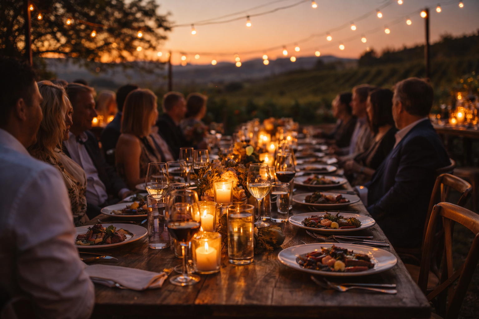 Wedding dinner experience